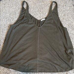 Olive Green Women's Tank Top Free People